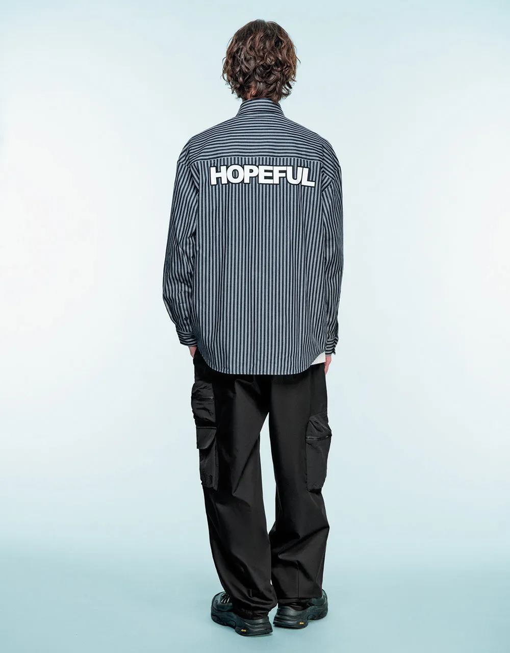 Striped Loose Shirt sold by Urban Revivo product image thumbnail 5