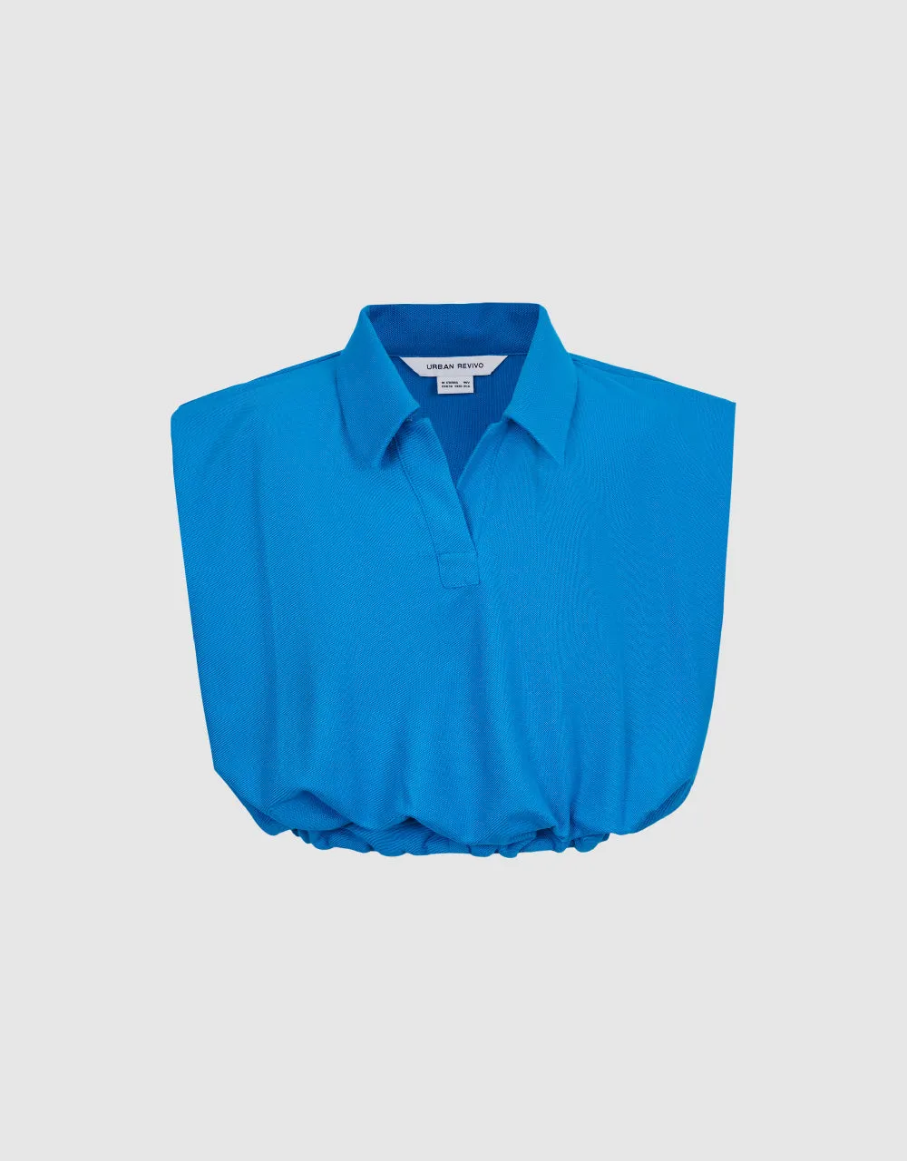 Lapel Crop Tank Top sold by Urban Revivo product image thumbnail 2