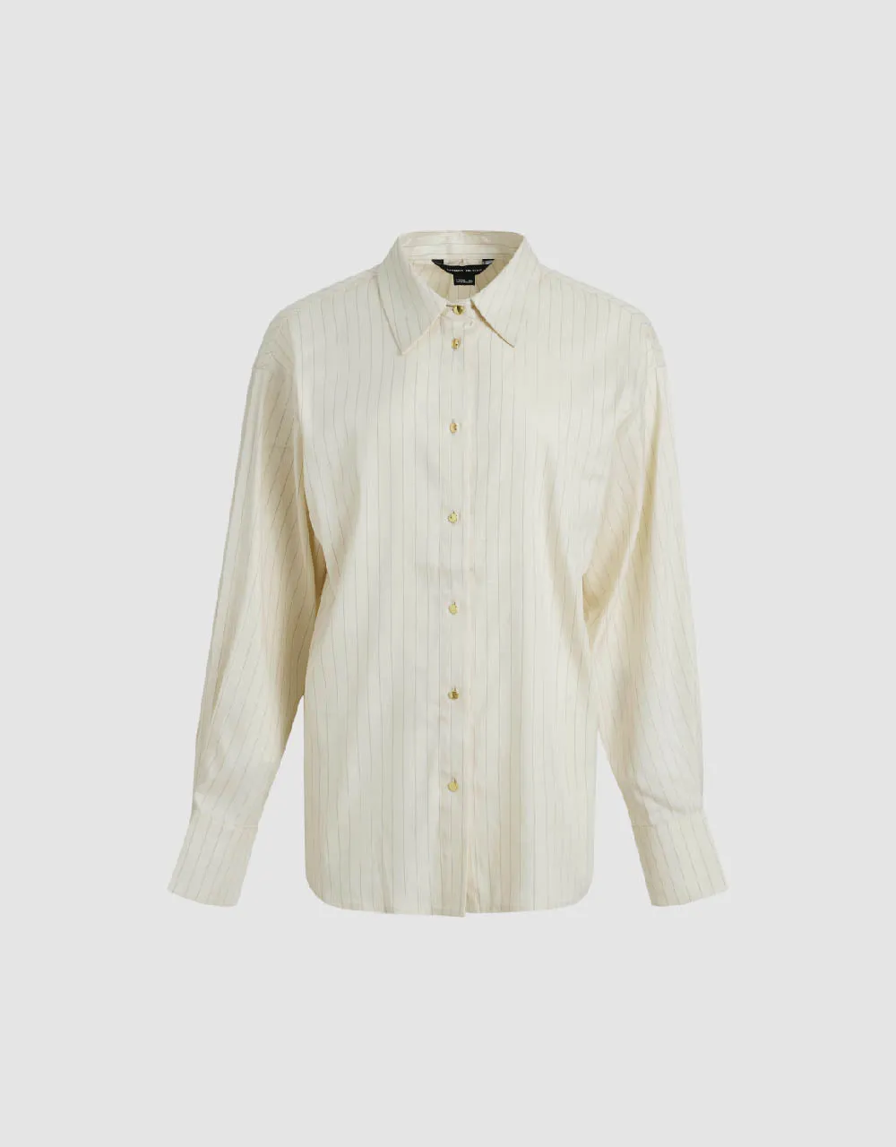 Button Up Straight Shirt sold by Urban Revivo product image thumbnail 2