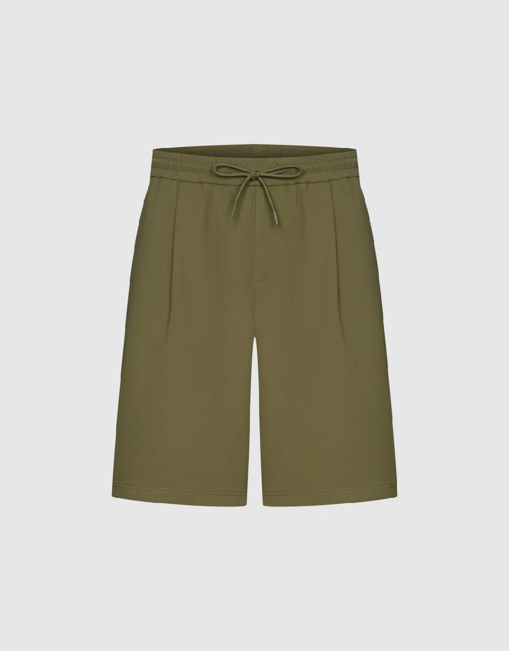 Drawstring Waist Knitted Shorts sold by Urban Revivo product image thumbnail 3
