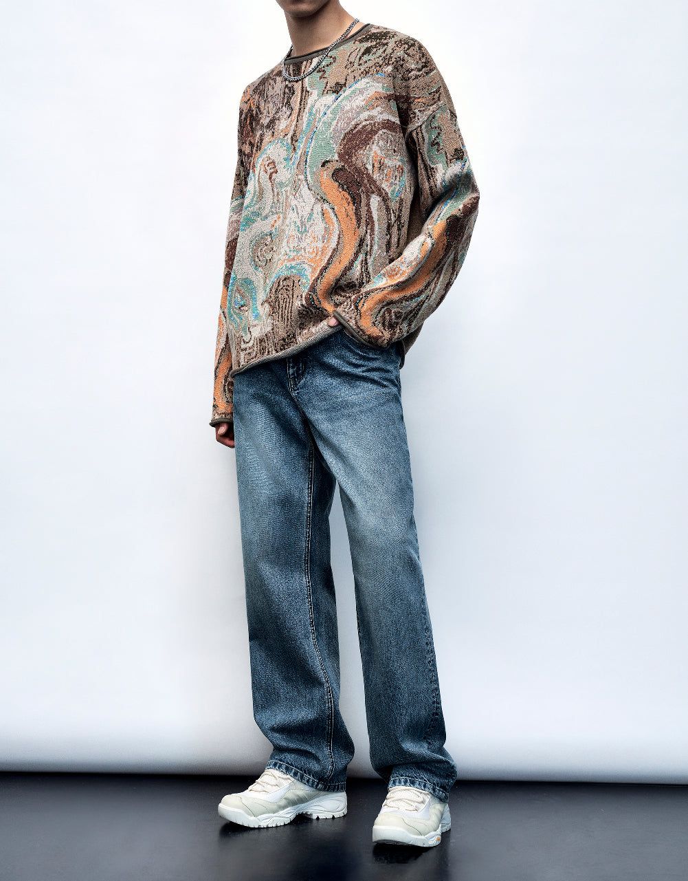 Loose Straight Jeans sold by Urban Revivo product image thumbnail 4