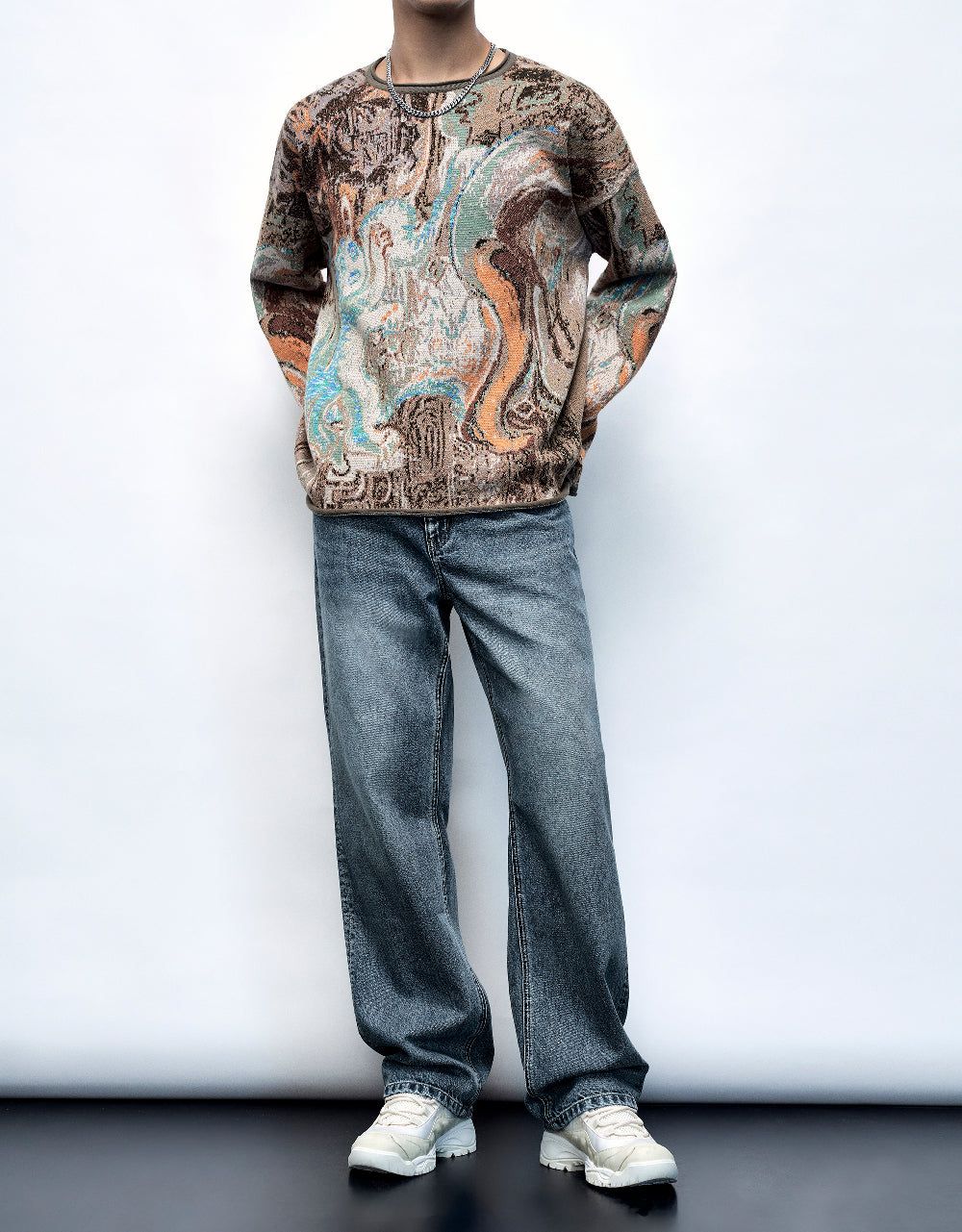 Loose Straight Jeans sold by Urban Revivo product image thumbnail 2