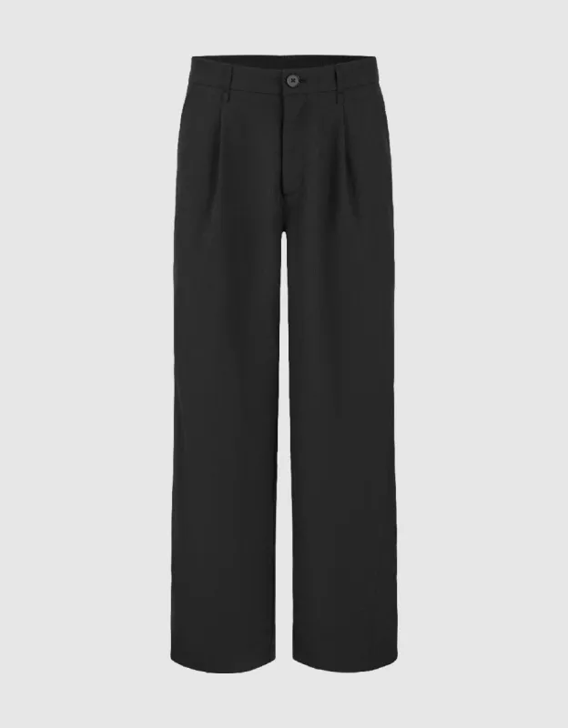 Loose Straight Pants sold by Urban Revivo