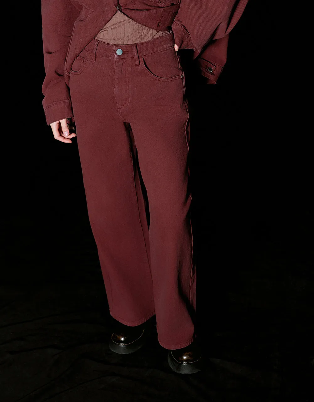 Wide-Leg Jeans sold by Urban Revivo product image thumbnail 4