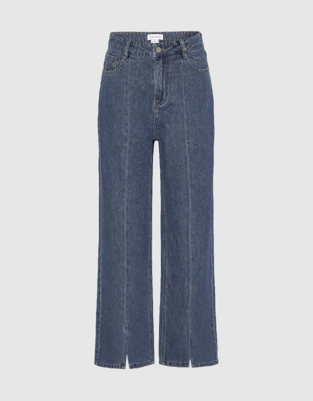Wide-Leg Jeans sold by Urban Revivo