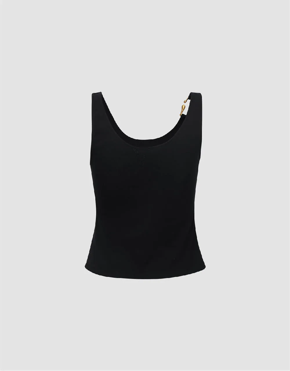 U Neck Knitted Tank Top sold by Urban Revivo product image thumbnail 5