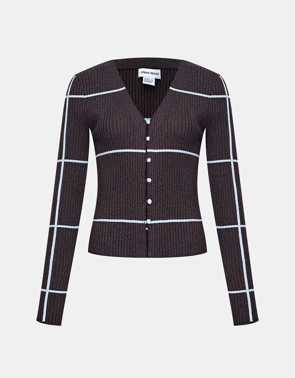 Striped Button Up Cardigan sold by Urban Revivo