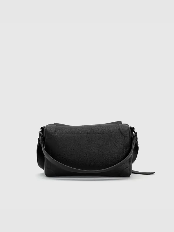 Litchi Embossed Vegan Leather Shoulder Bag sold by Urban Revivo