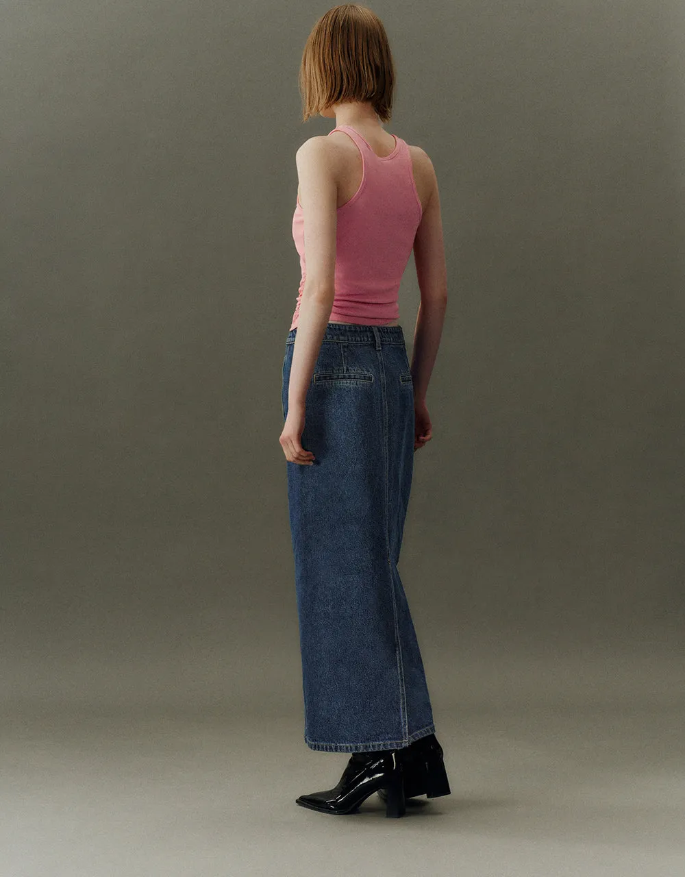 Crew Neck Knitted Tank Top sold by Urban Revivo product image thumbnail 5