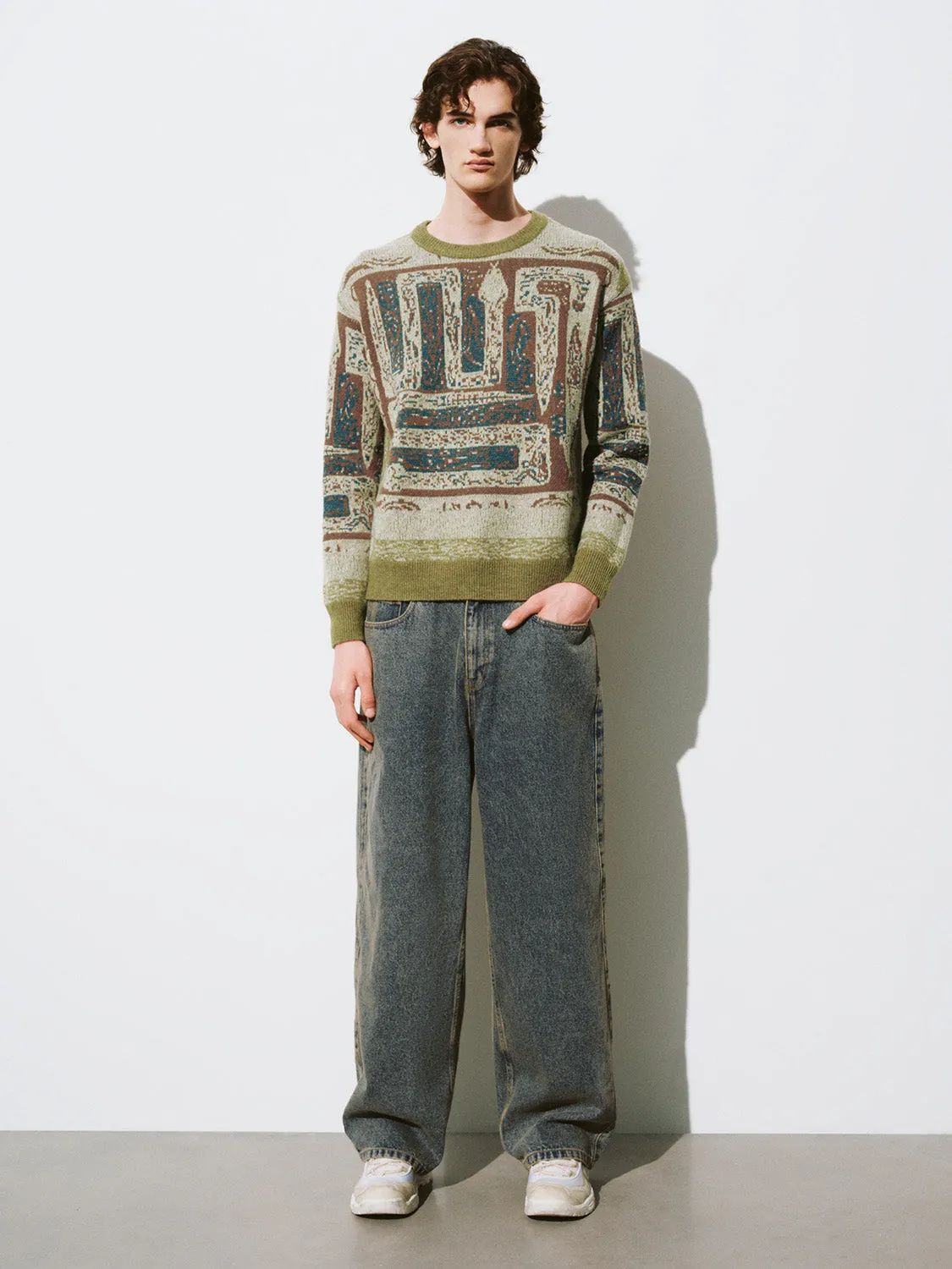 Wide-Leg Jeans sold by Urban Revivo product image thumbnail 5