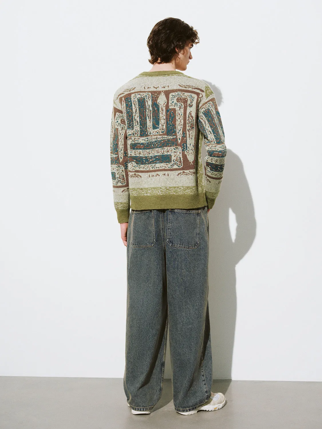 Wide-Leg Jeans sold by Urban Revivo product image thumbnail 4