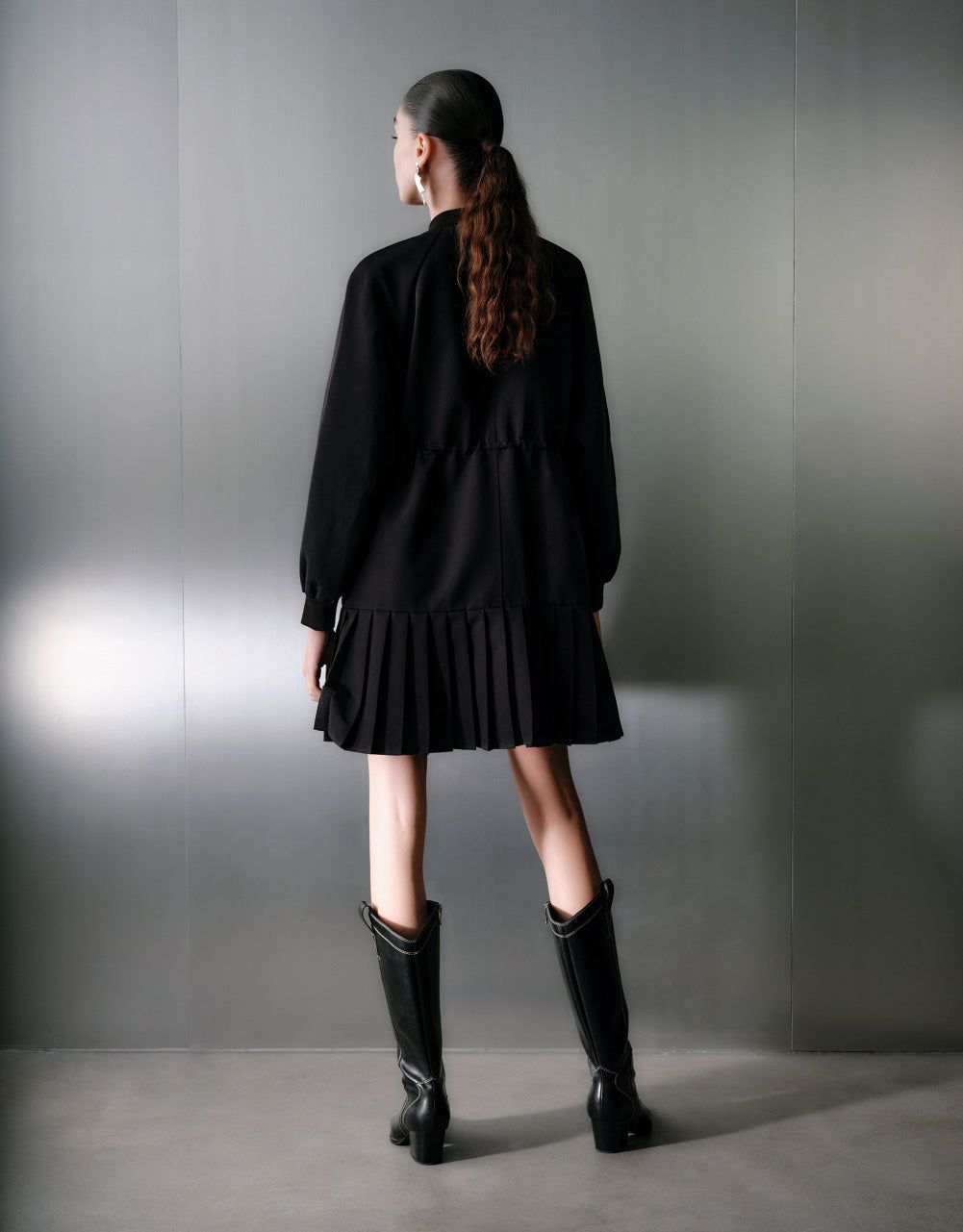 Zip Front A-Line Dress sold by Urban Revivo product image thumbnail 3