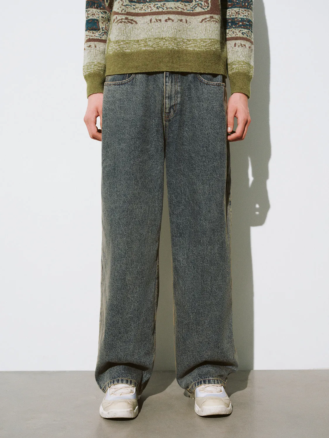 Wide-Leg Jeans sold by Urban Revivo product image thumbnail 2