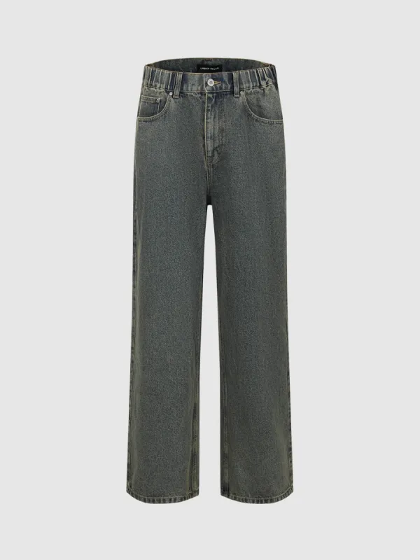 Wide-Leg Jeans sold by Urban Revivo