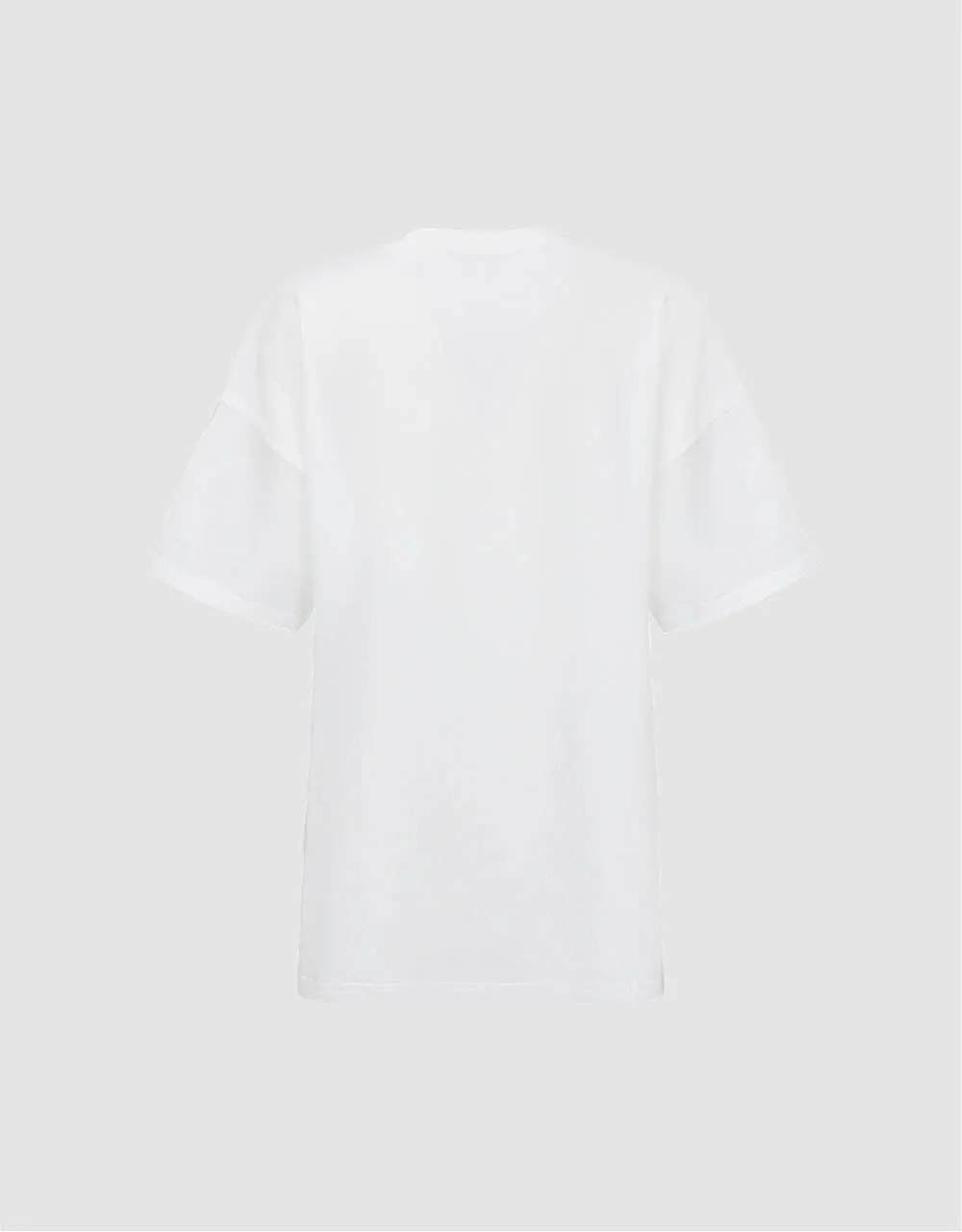 Letter Printed Crew Neck Loose T-Shirt sold by Urban Revivo product image thumbnail 5