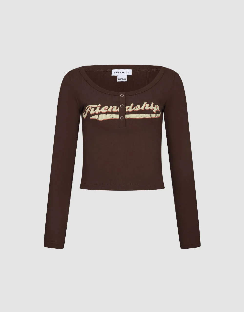 Crew Neck Skinny Knitted T-Shirt sold by Urban Revivo product image thumbnail 2