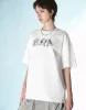 Letter Printed Crew Neck Loose T-Shirt sold by Urban Revivo