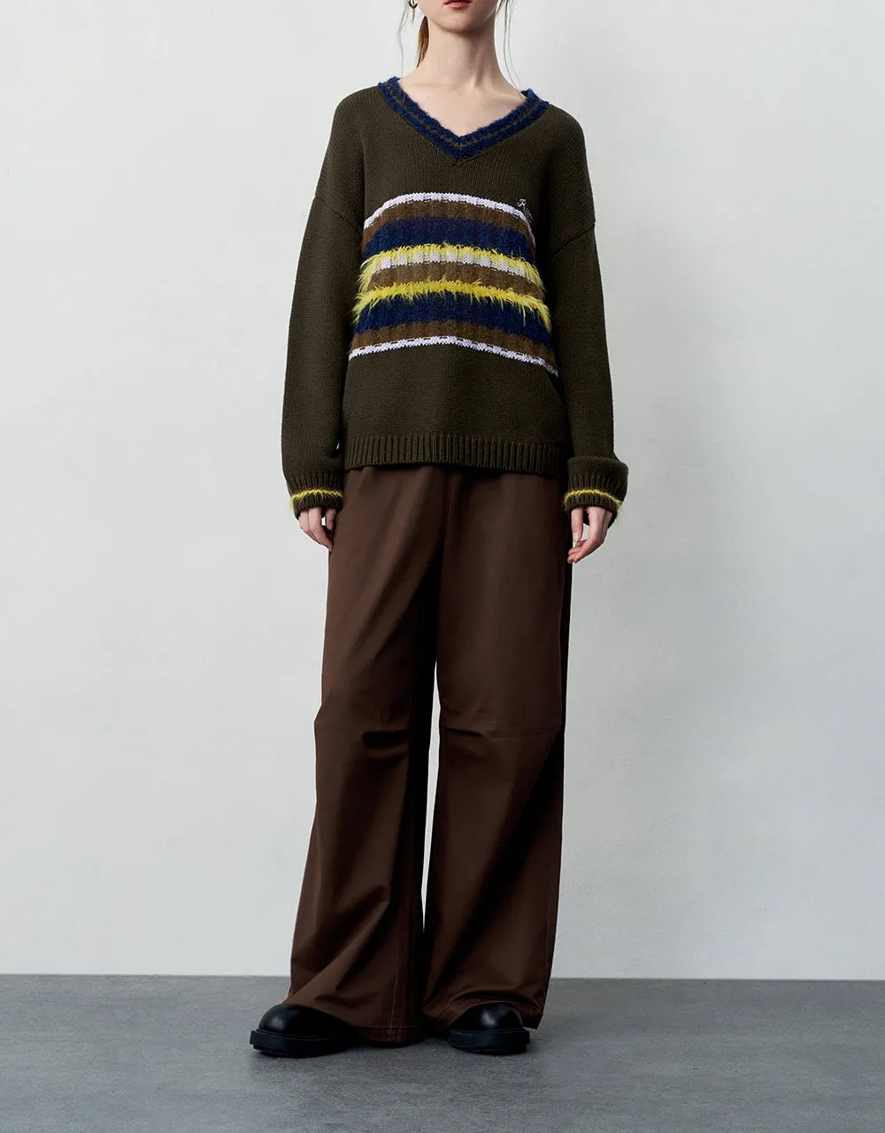Drawstring Waist Wide-Leg Pants sold by Urban Revivo product image thumbnail 2