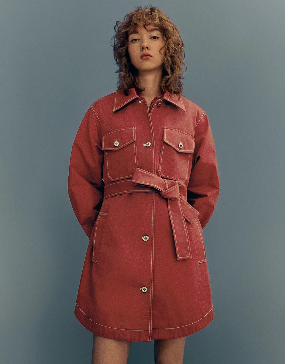 Button Up Down Jacket sold by Urban Revivo