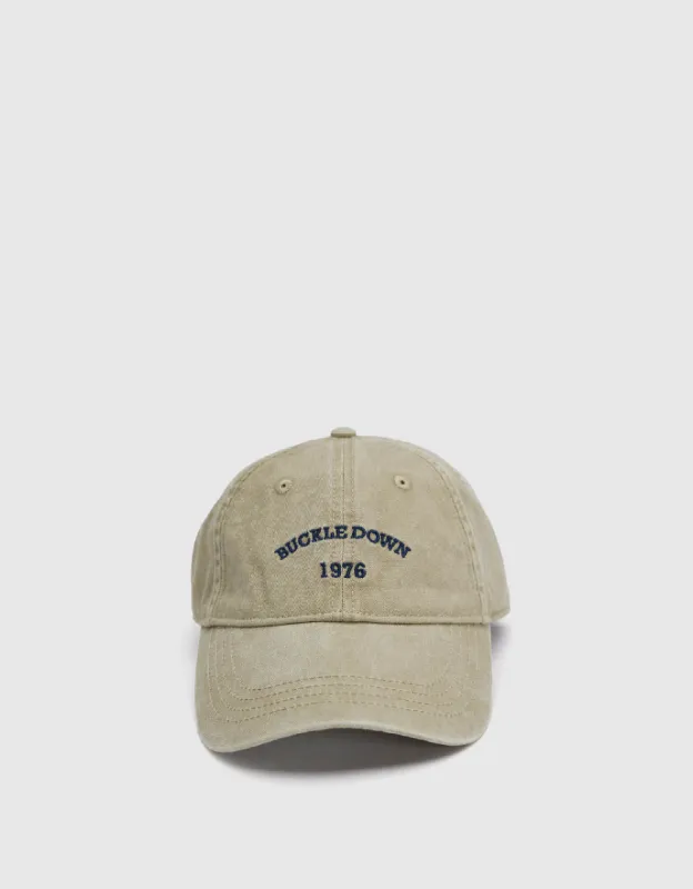 Letter Embroidered Denim Baseball Cap sold by Urban Revivo