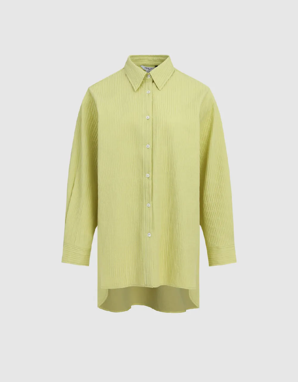 Textured Button Up Straight Shirt sold by Urban Revivo product image thumbnail 2