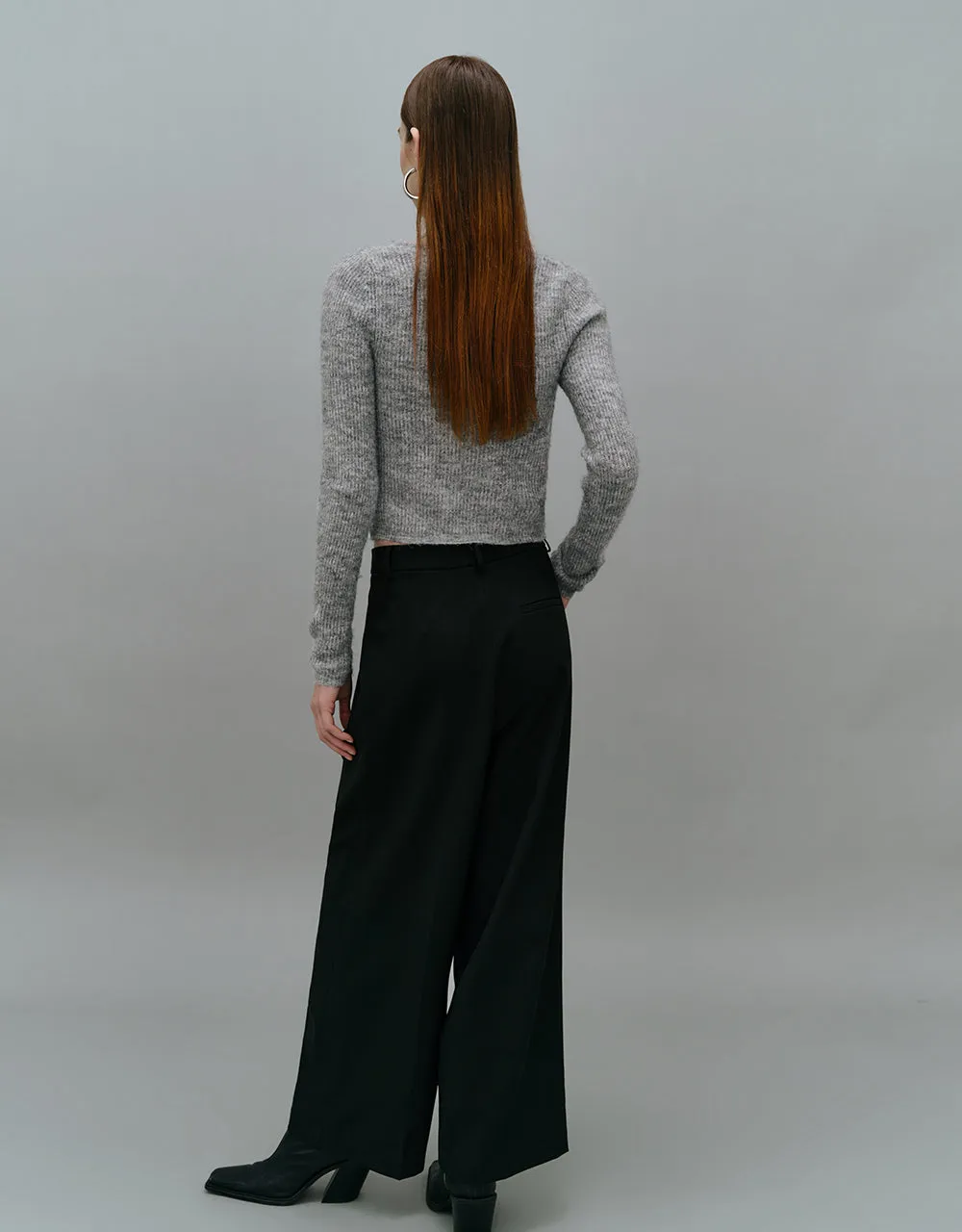 Tailored Wide-Leg Pants sold by Urban Revivo product image thumbnail 5