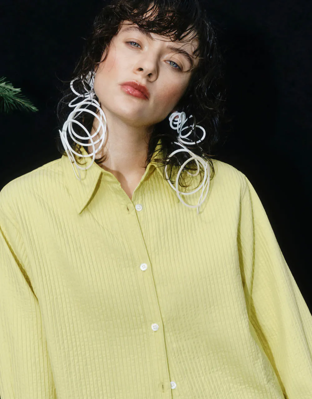 Textured Button Up Straight Shirt sold by Urban Revivo product image thumbnail 4