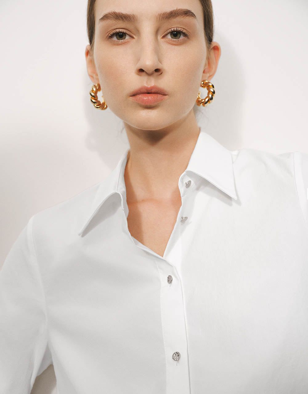 Button Up Straight Shirt sold by Urban Revivo product image thumbnail 5
