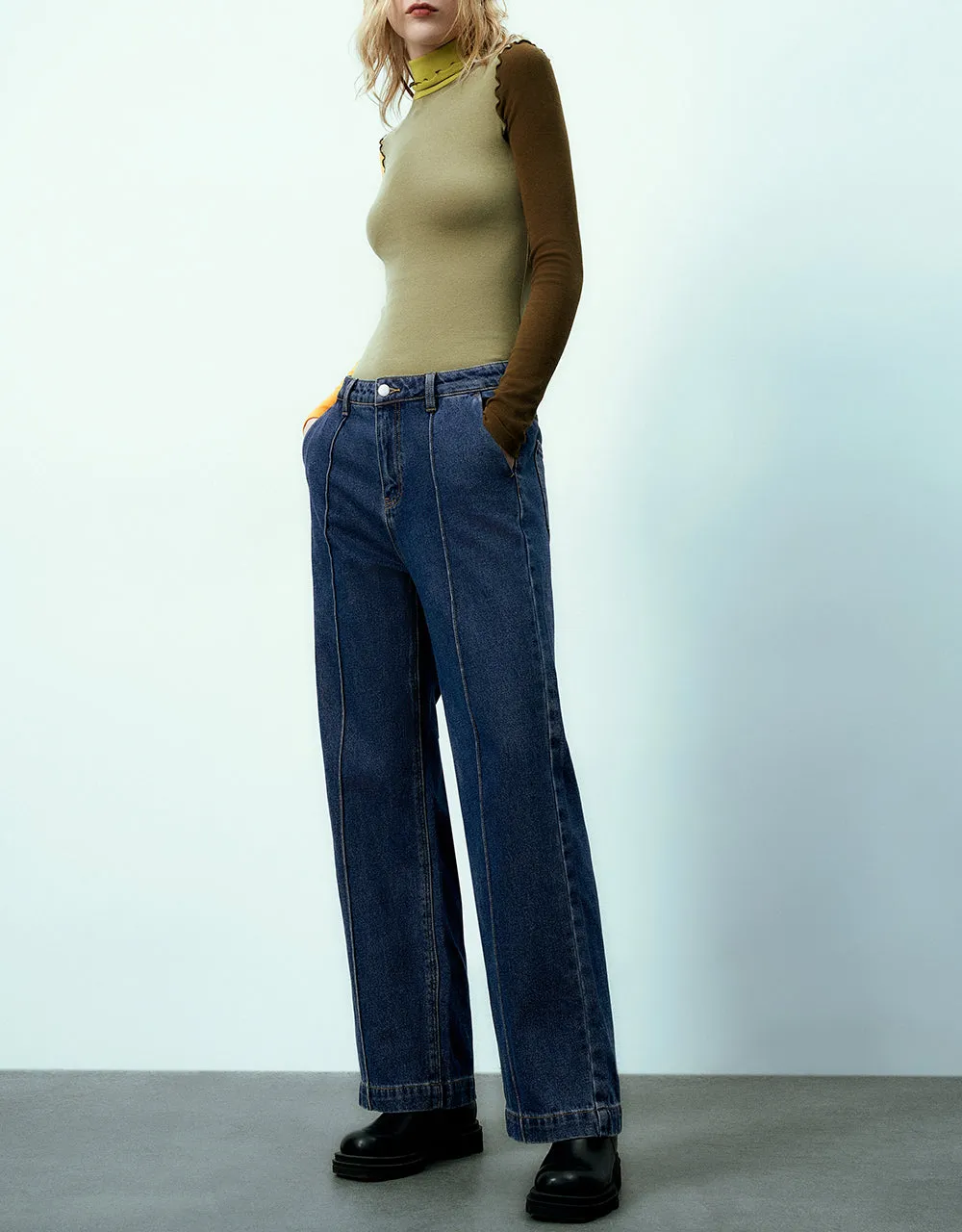 Wide-Leg Jeans sold by Urban Revivo product image thumbnail 4