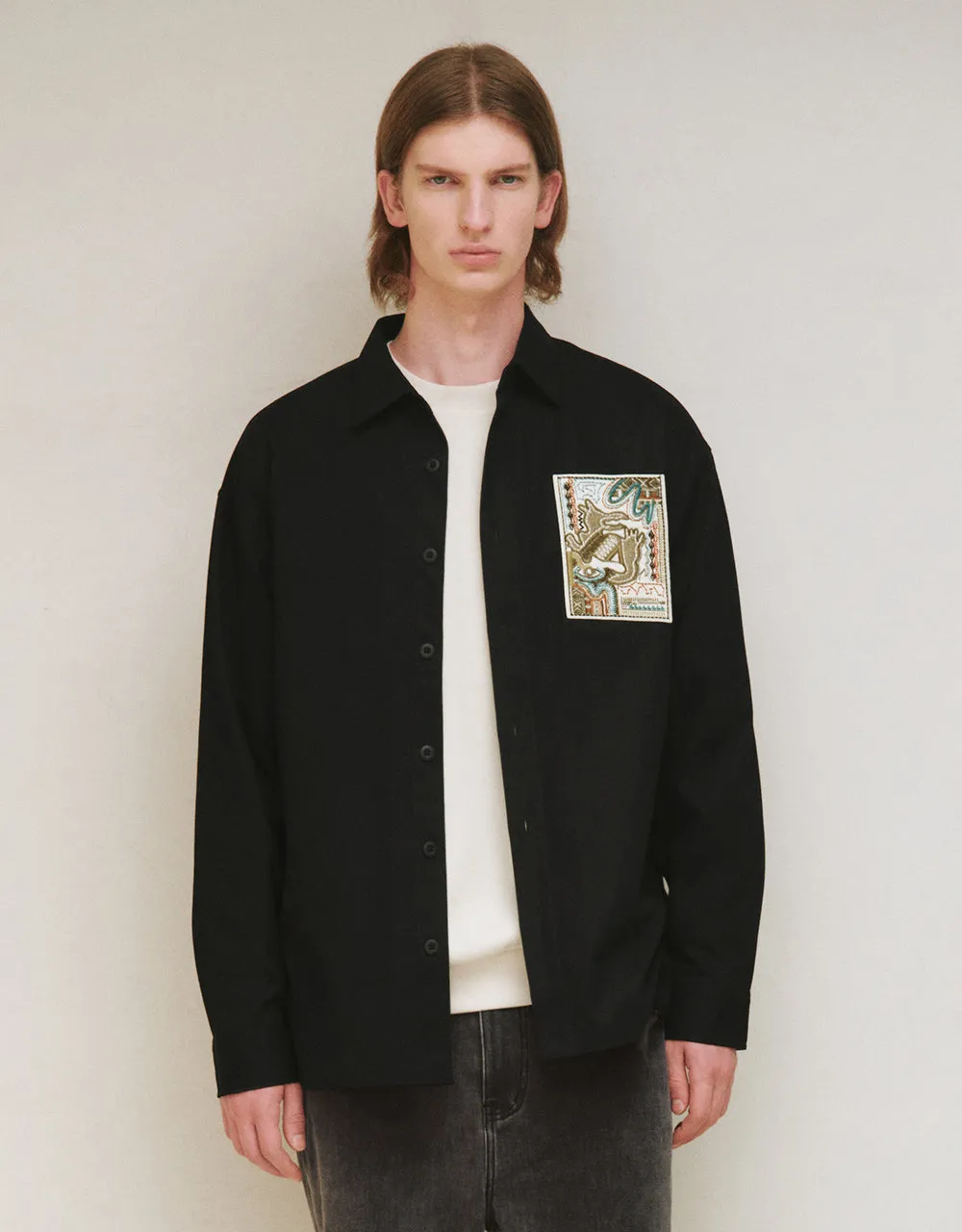 Button Up Loose Shirt sold by Urban Revivo