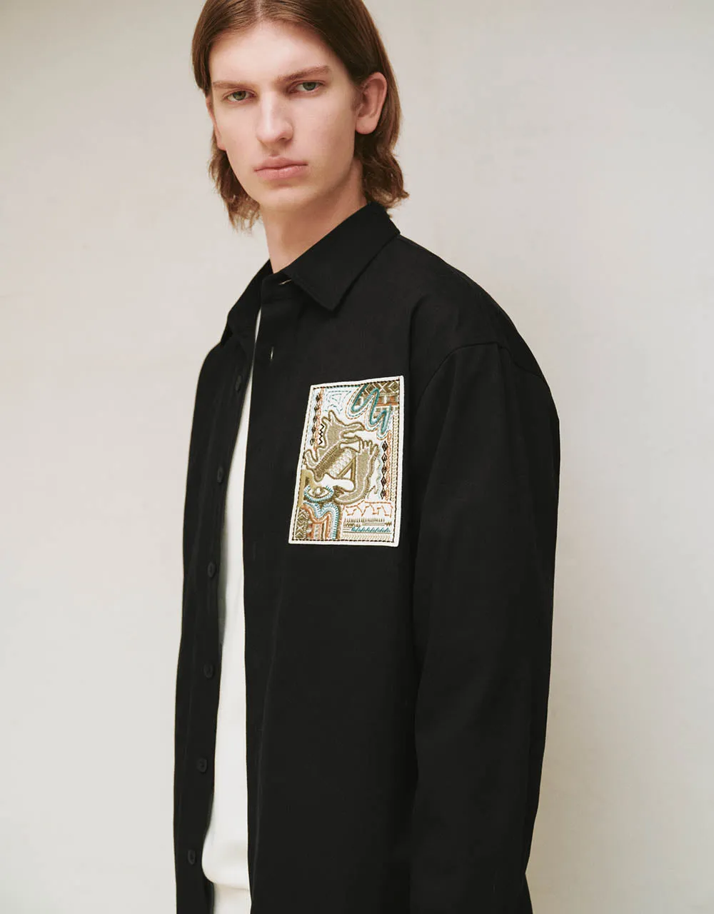 Button Up Loose Shirt sold by Urban Revivo product image thumbnail 3