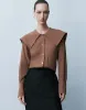 Lapel Loose Shirt sold by Urban Revivo
