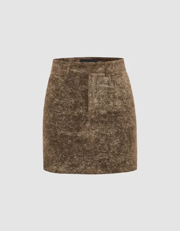 Mini Straight Skirt sold by Urban Revivo
