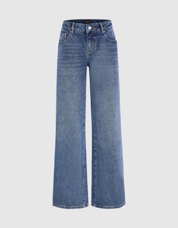 Wide-Leg Jeans sold by Urban Revivo