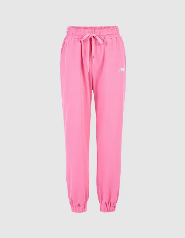 Elastic Waist Cotton Jogger Pants sold by Urban Revivo