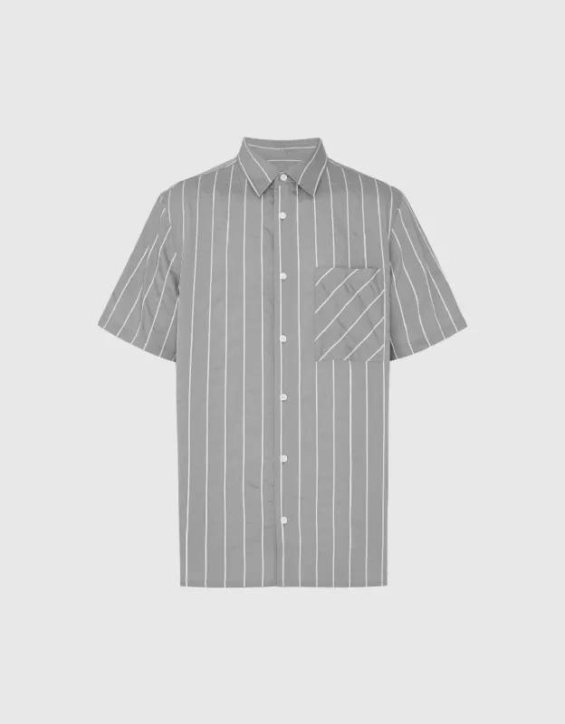 Striped Button Up Shirt sold by Urban Revivo