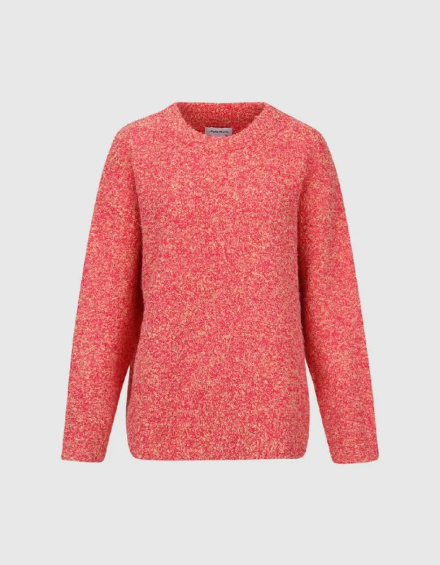 Crew Neck Loose Sweater sold by Urban Revivo