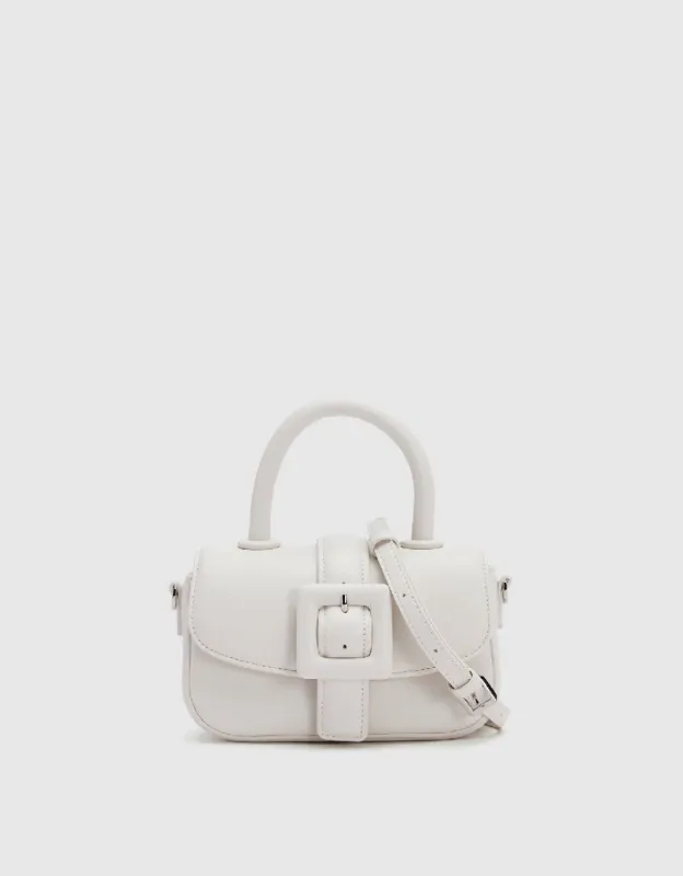 Buckled Vegan Leather Shoulder Bag sold by Urban Revivo