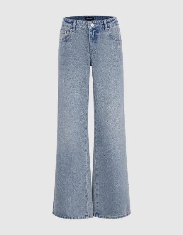 Wide-Leg Jeans sold by Urban Revivo