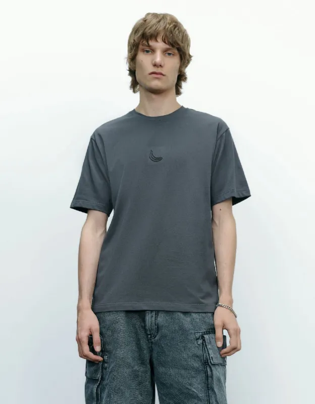 Printed Straight T-Shirt sold by Urban Revivo