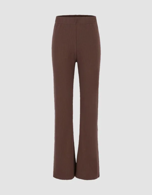 Textured Straight Pants sold by Urban Revivo