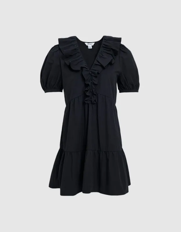 Ruffled Tiered Dress sold by Urban Revivo
