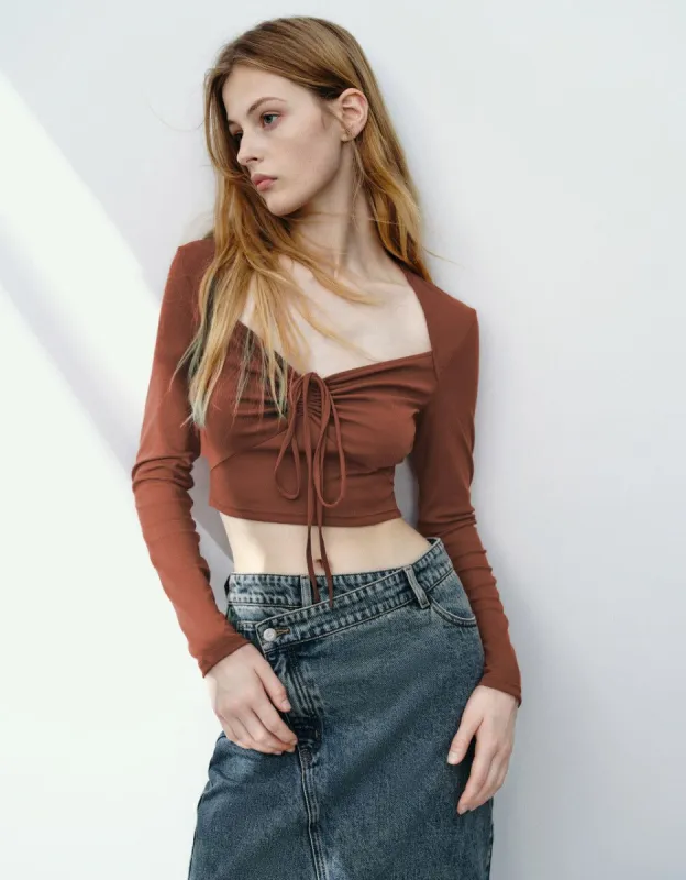 Halter Neck Straight T-Shirt sold by Urban Revivo