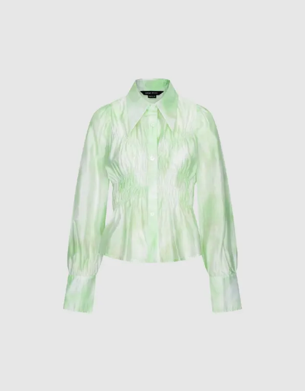 Elastic Waist Straight Blouse sold by Urban Revivo