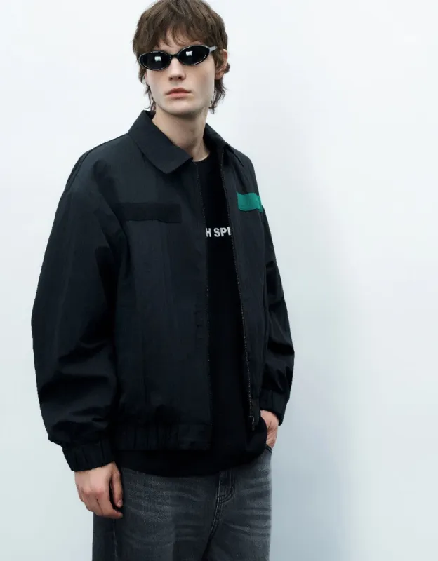 Zipper Front Jacket sold by Urban Revivo