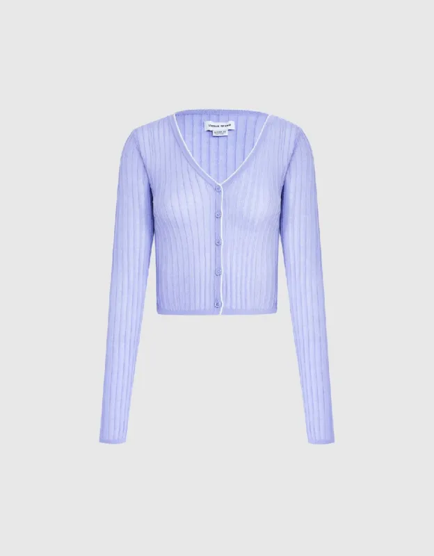 Rib Knit Cardigan sold by Urban Revivo