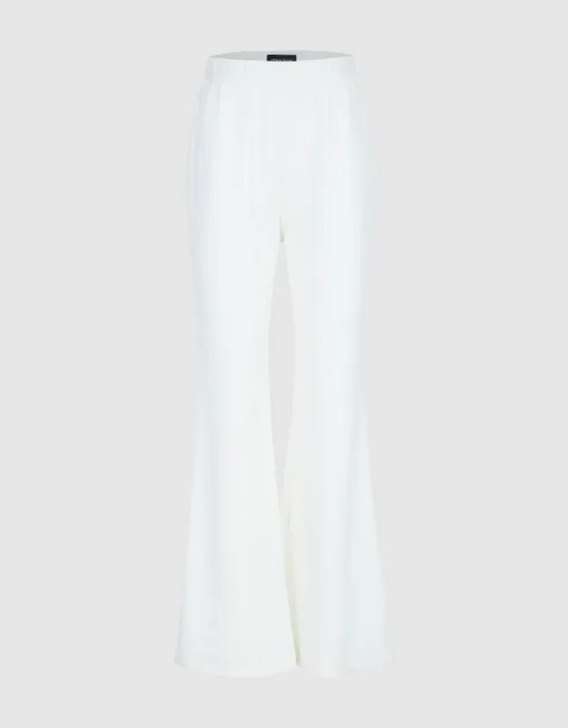 Elastic Waist Knitted Flare Pants sold by Urban Revivo