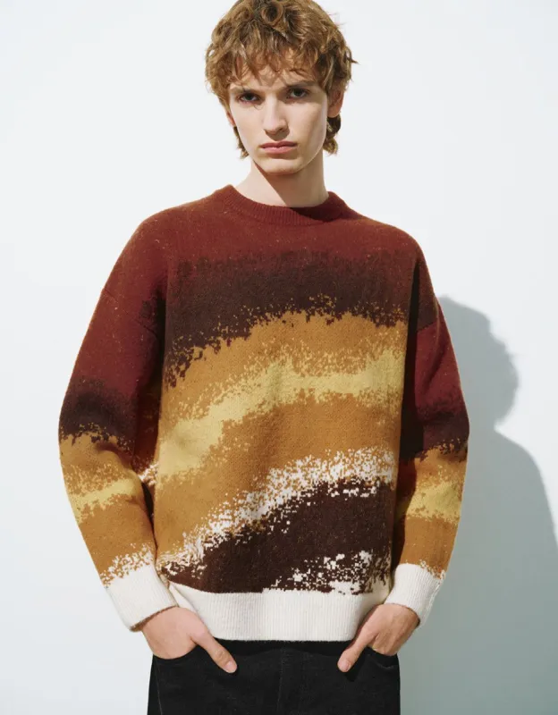 Printed Loose Sweater sold by Urban Revivo