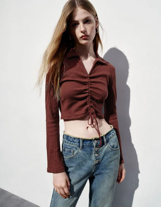 Skinny Knitted T-Shirt sold by Urban Revivo