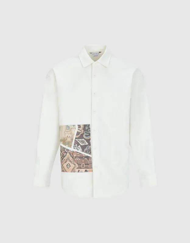 Printed Loose Shirt sold by Urban Revivo